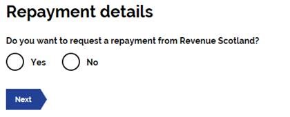 Repayment details